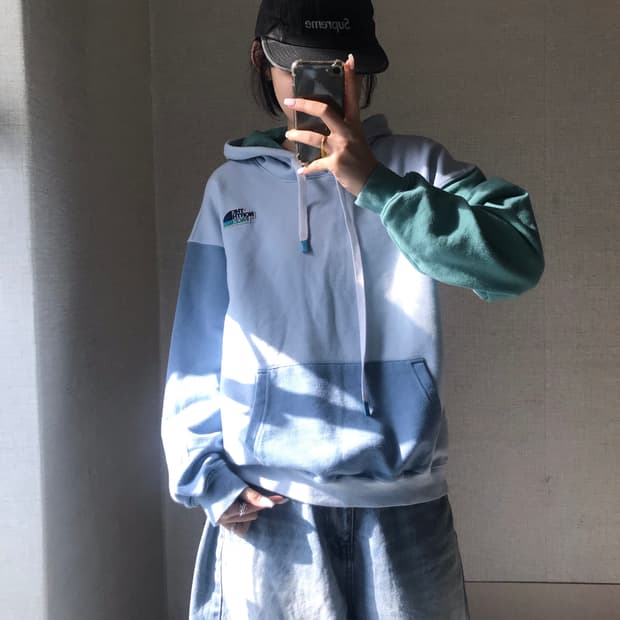 노페 연하늘 나그랑 후드티