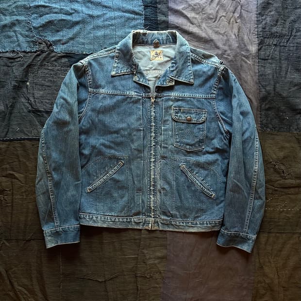 60s USA 빈티지 랭글러 11MJZ 데님 자켓 24MJZ