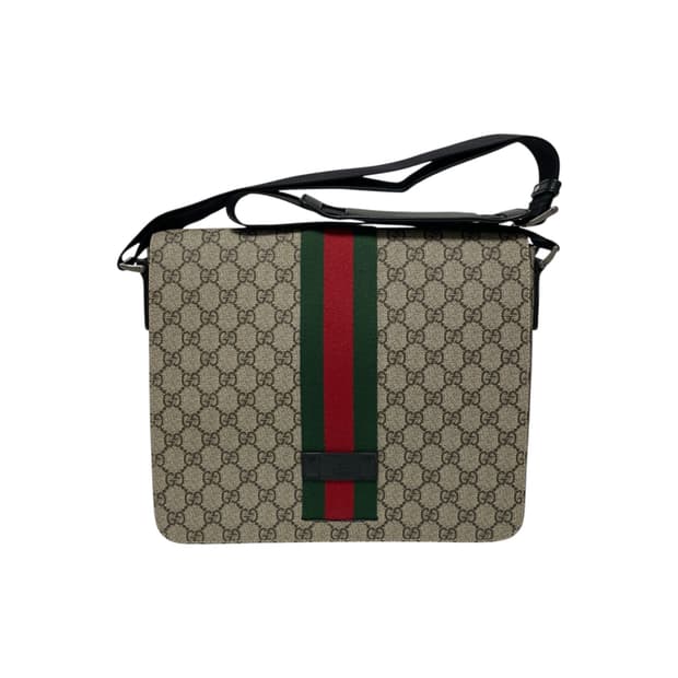 구찌 475432 GG 수프림 삼선 메신저백 크로스백H00277