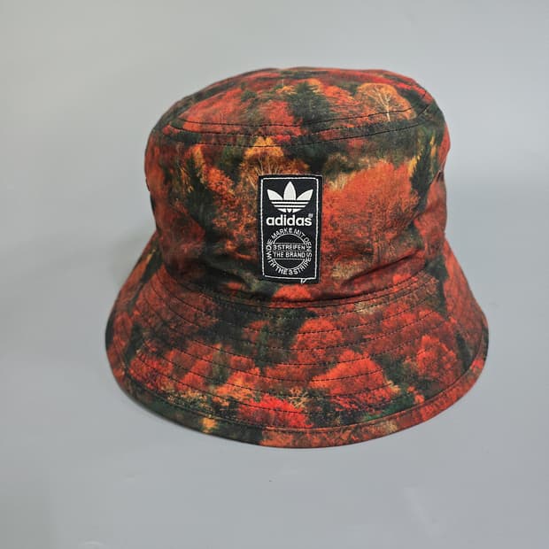 아디다스(adidas) 빈티지 버킷햇 그래픽 패턴 벙거지 L
