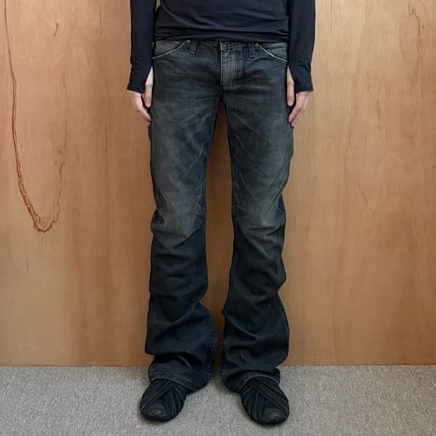 AKM X Wrangler 바나나 데님 팬츠