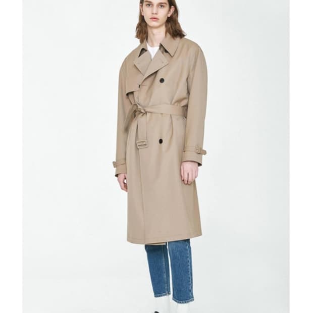 COOR 쿠어 울 트렌치코트 