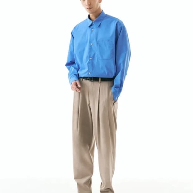 비얼디드키드(BEARDED KID) 밴딩 실루엣 팬츠