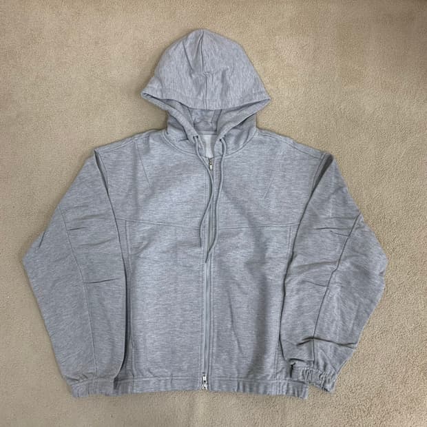 라퍼지스토어 오버핏 스웨트 셋업 자켓&팬츠(S/그레이) 스웻셋업