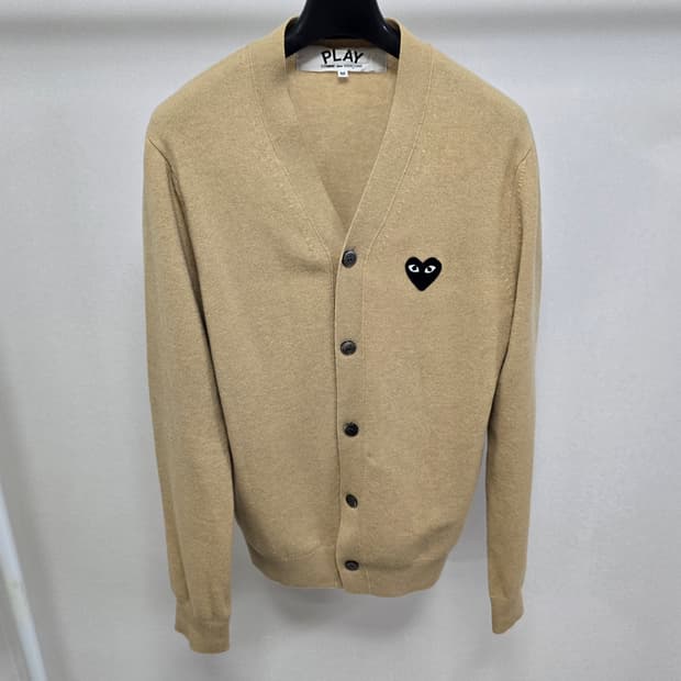꼼데가르송 가디건 베이지 m사이즈 95 판매
