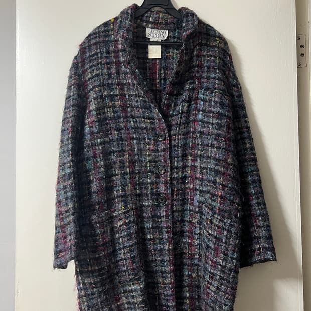 루치아노 소프라니 모헤어 자켓