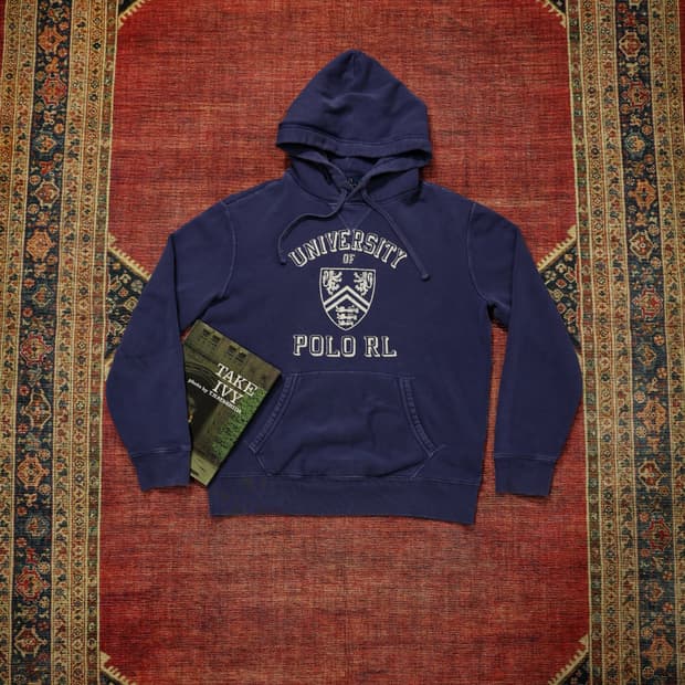 폴로 아이비리그 네이비 후드티 판매
