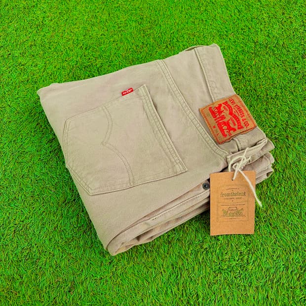 리바이스 501 스트레이트 베이지 데님 (38) 