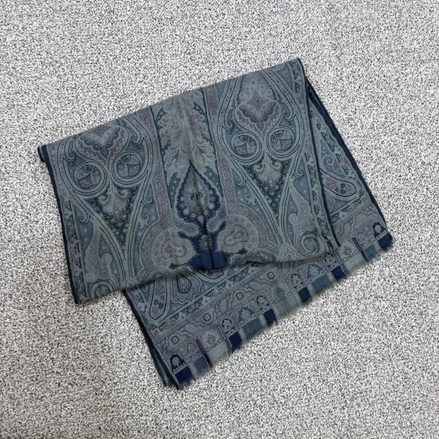 에트로 페이즐리 울 캐시미 스카프 0428J