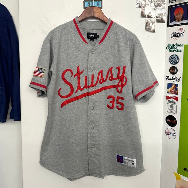 스투시 베이스볼 셔츠
