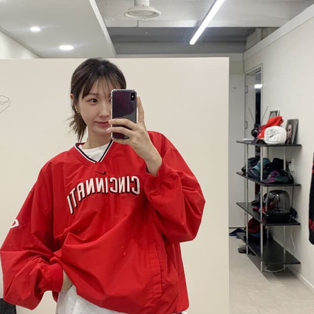 나이키 팀 신시내티 스우시 윈드브레이커
