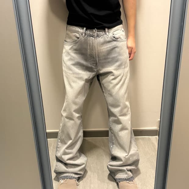 자라 루즈핏 페인팅 스플래시 데님