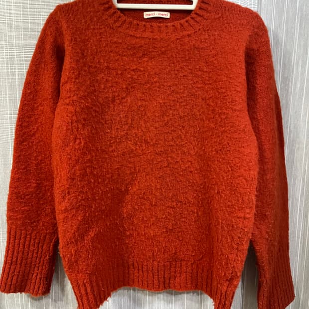 메르시메르시 오렌지 니트