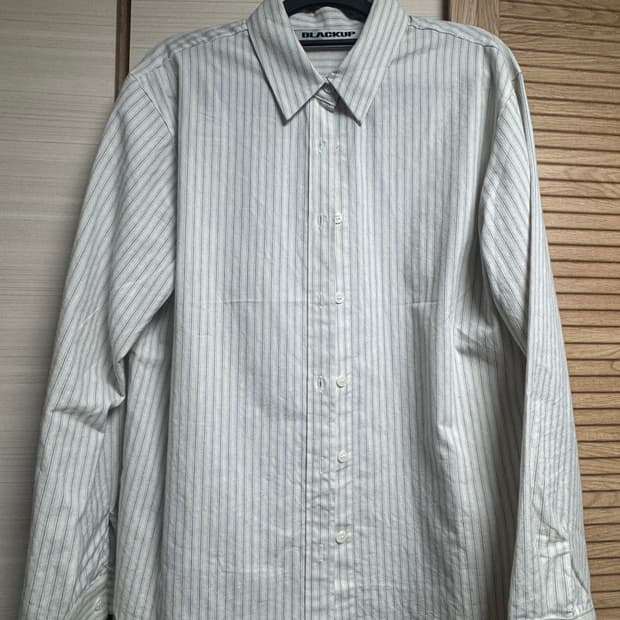 블랙업 - 젤룬 루즈핏 스트라이프 셔츠