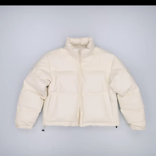 우이 여성 레더 덕다운 패딩 점퍼 0107H2