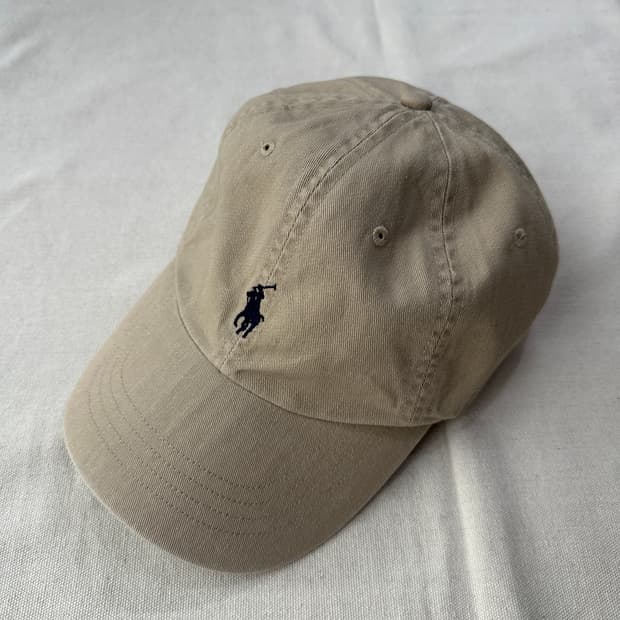 폴로 랄프로렌 클래식 치노 볼캡 베이지