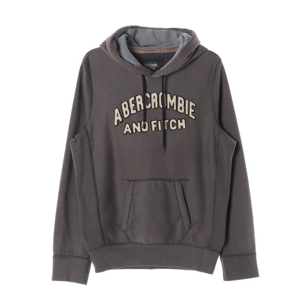 아베크롬비 아치 로고 자수 후드티 L