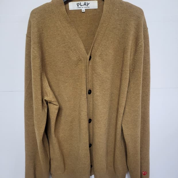 꼼데가르송 가디건 정품 XL사이즈