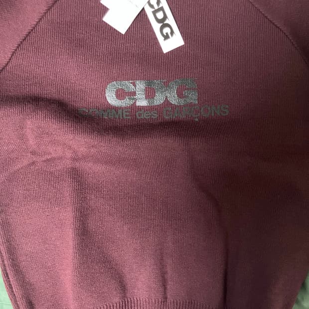 cdg 라운드넥 스쿨 풀오버 xxl