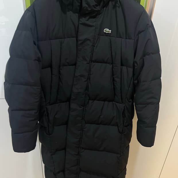 라코스테 남녀공용 롱패딩 100-105