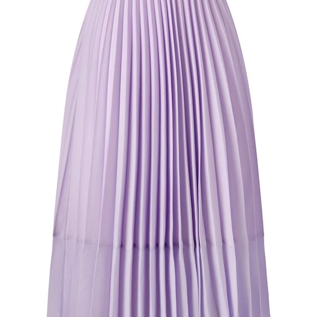 orr 오르 쉬폰 플리츠 스커트 라벤더