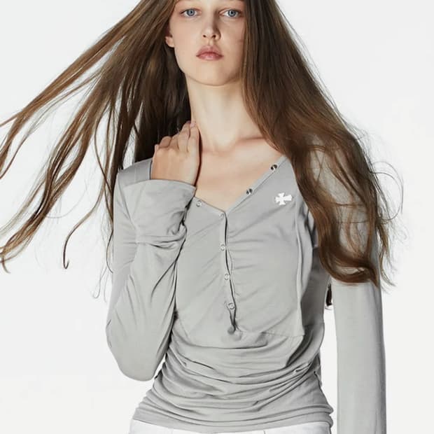 2000아카이브스 드레이프 헨리탑 모카