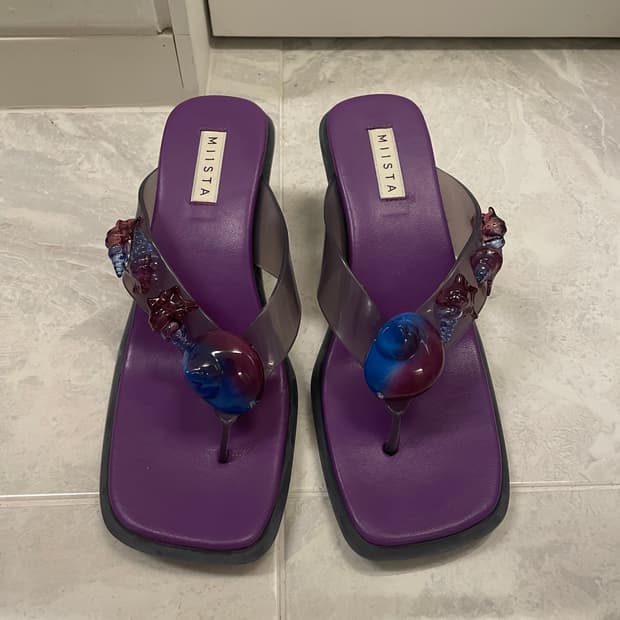 Miista Oceane toe post sandals