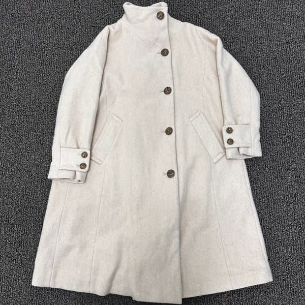 써스데이아일랜드 여성 울 롱코트 S