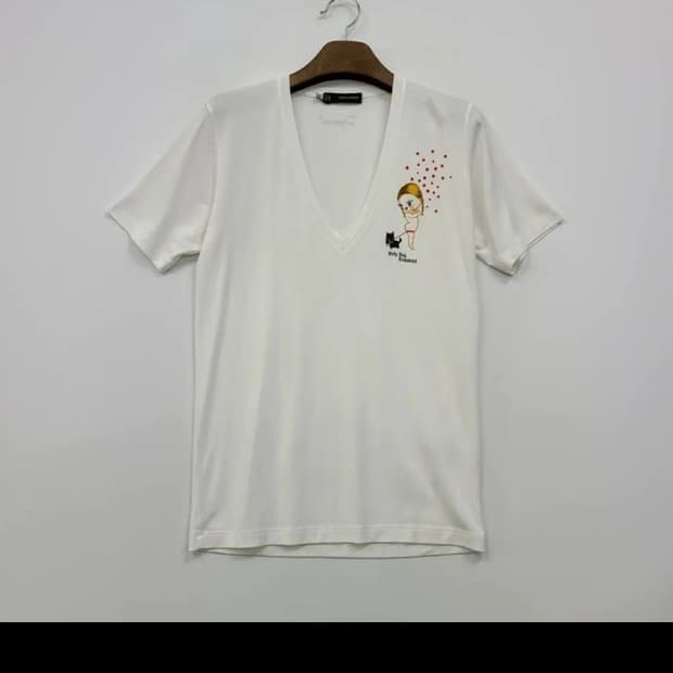 DSQUARED2 화이트 반팔티 (38)
