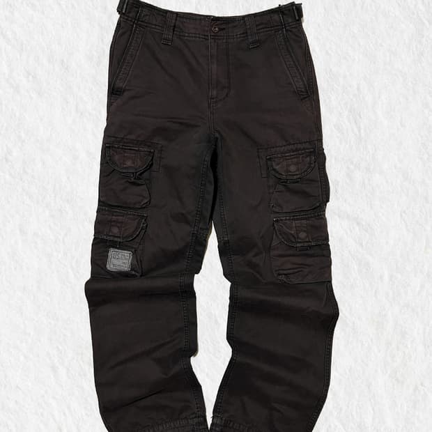 빈티지 멀티포켓 코튼팬츠