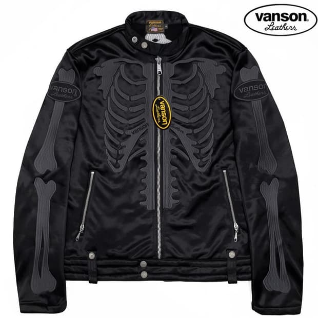 벤슨 레더 본 자켓 XL