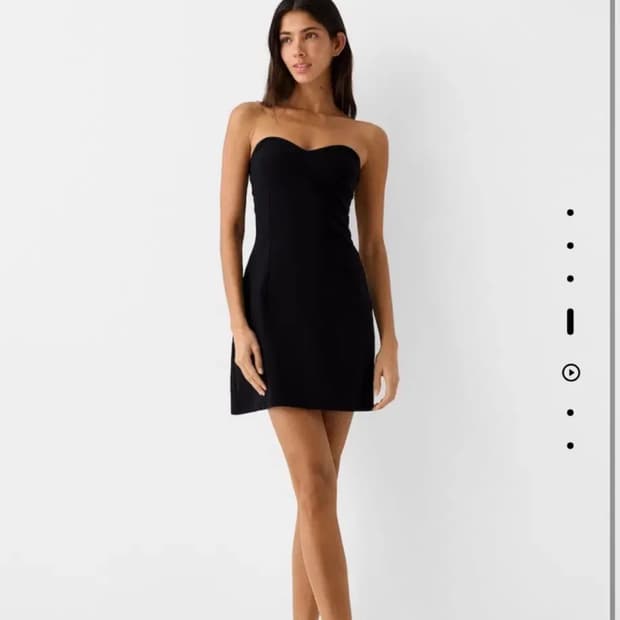 새상품) 버쉬카 미니 튜브탑 원피스 s