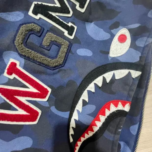 베이프 샤크 후드 청계 m 정품