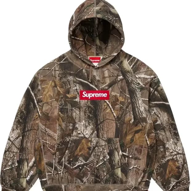 슈프림 박스로고 리얼트리 m