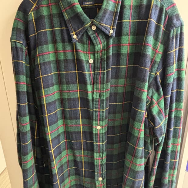 (XXL) 폴로 랄프로렌 타탄 체크 셔츠