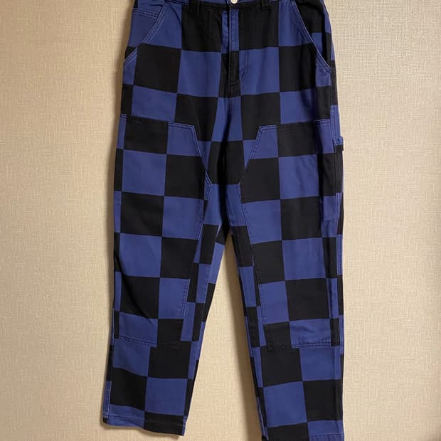 스투시 체커보드 팬츠