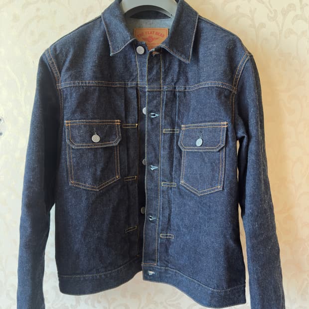 [40] 더 플랫헤드 14.5oz 2세대 데님 자켓 FN-OJ-D002