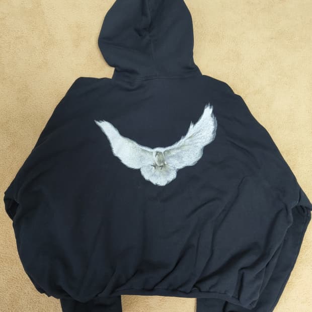 YZY x GAP 도브 후드 블랙 L