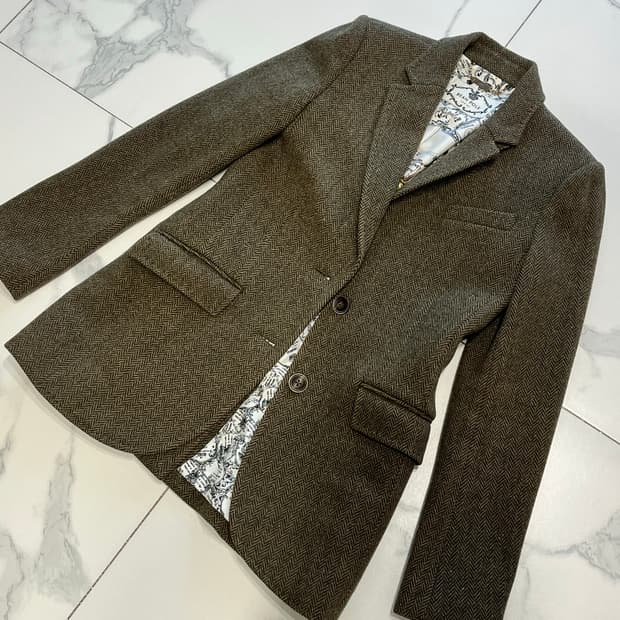 빈폴 레이디스 헤링본 자켓 S