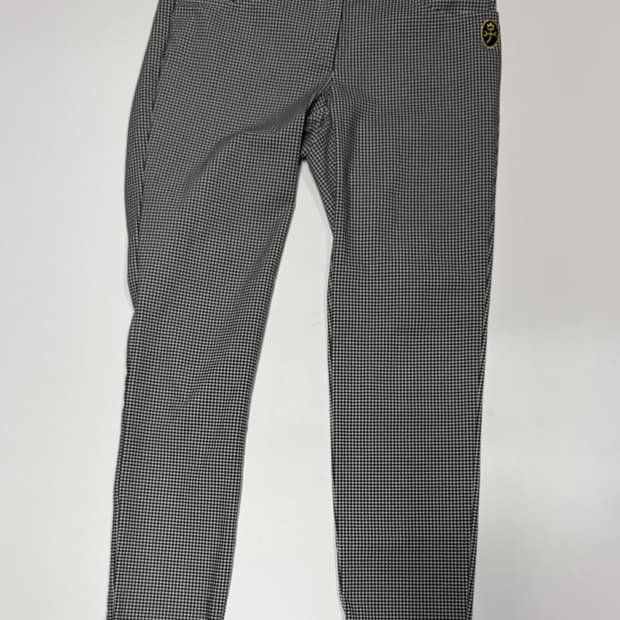 여성 정품 까스텔바작 골프 나일론 체크 스윙 팬츠 67