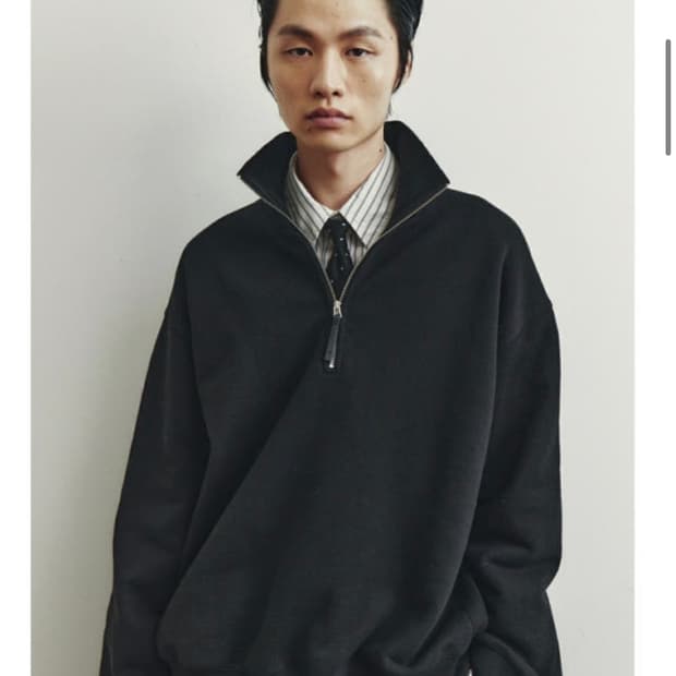 youth Coverstitch Half-zip Sweatshirt