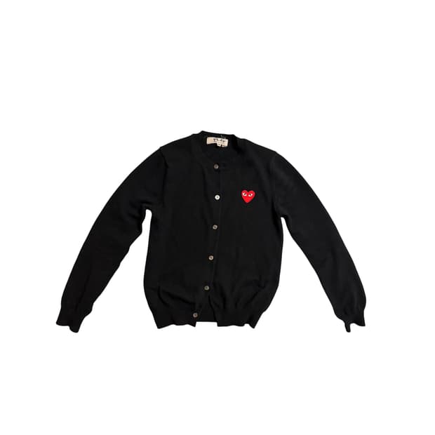 Comme des Garçons PLAY  레드 하트 울 가디건