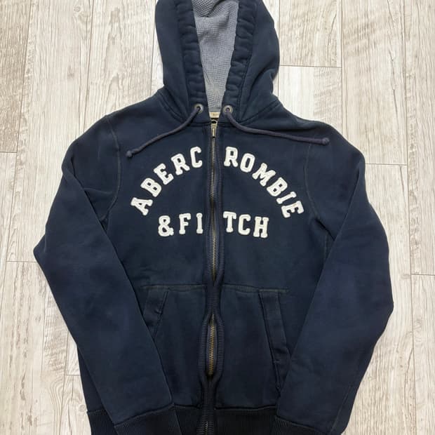 아베크롬비 후드집업 양홍원 네이비 L