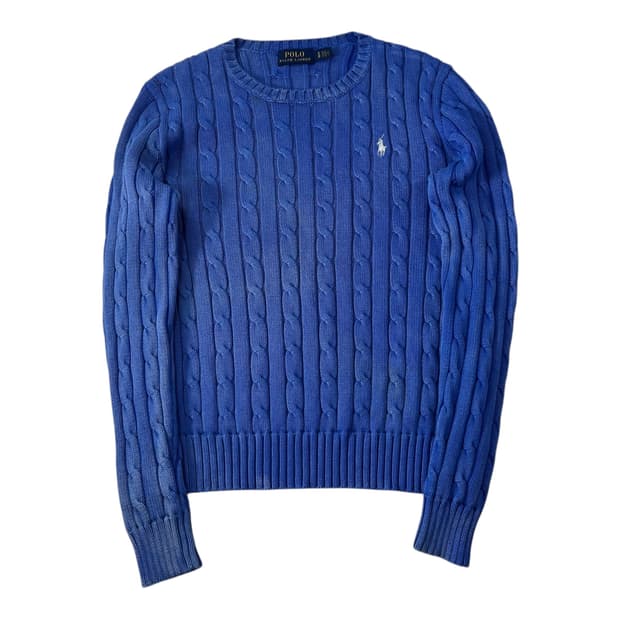 W 95 폴로 랄프로렌 꽈배기 니트