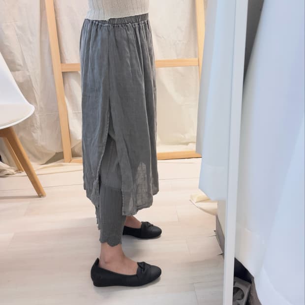 skirt layered lace pants