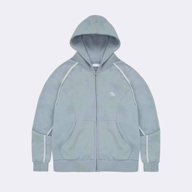산산기어 Sansan Gear Zip-Up Hoodie Skyblue