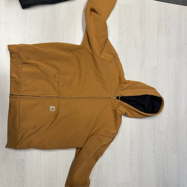 칼하트 써멀 후드집업 XL 된장색