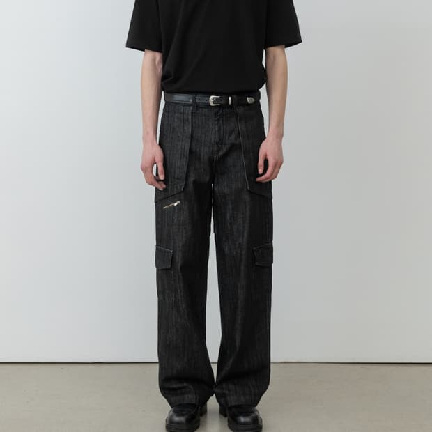 [ 미개봉 ] 미나브 카고 데님 팬츠 S