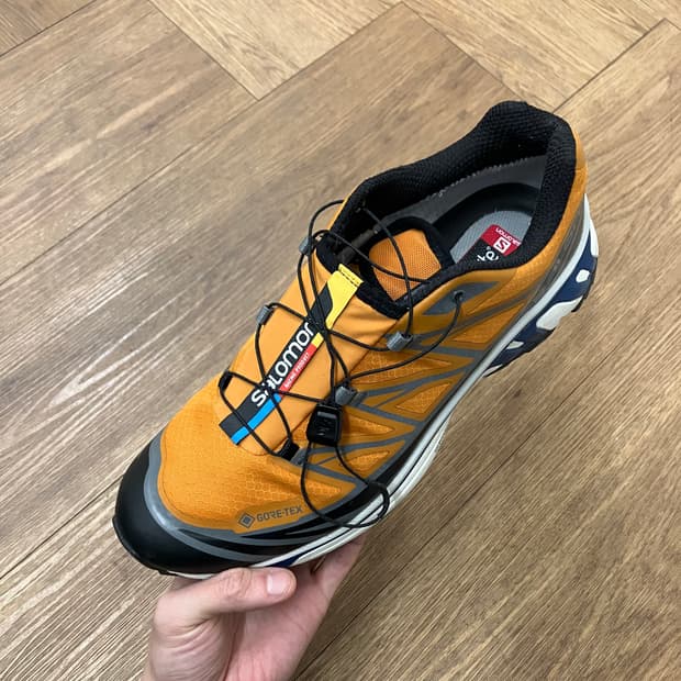 N227 살로몬 xt-6 고어텍스 유틸리티 마멀레이드
