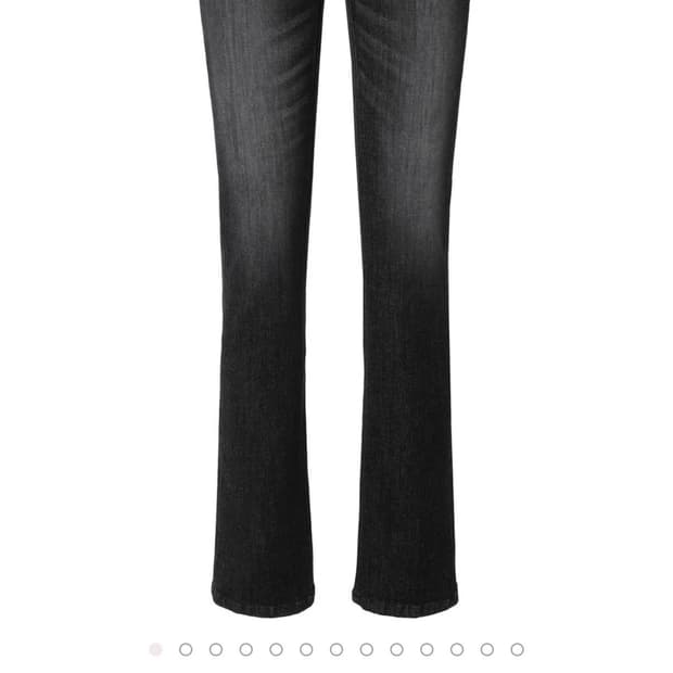쓰리타임즈 5501 Bootcut black jeans